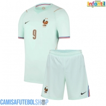 Camisa de time de futebol França Marcus Thuram #9 Replicas 2º Equipamento Infantil Mundo 2026 Manga Curta (+ Calças curtas)